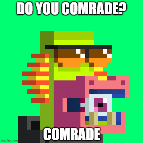 Pixel Art Person With Do You Comrade Comrade GIF