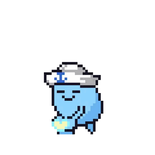 Pixel Art Person With Heart Sticker