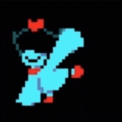 Pixel Art Person With Red Heart On Head GIF