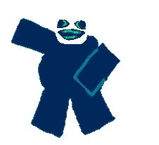 Pixel Art Person With Smiley Face Sticker