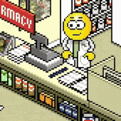 Pixel Art Pharmacy Sign GIF