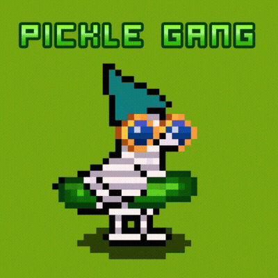 Pixel Art Pickle Gang GIF