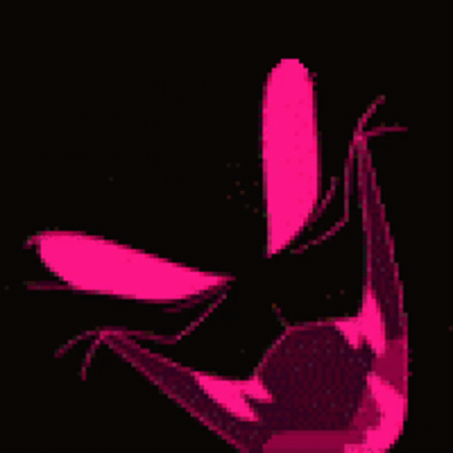 Pixel Art Pink Butterfly GIF