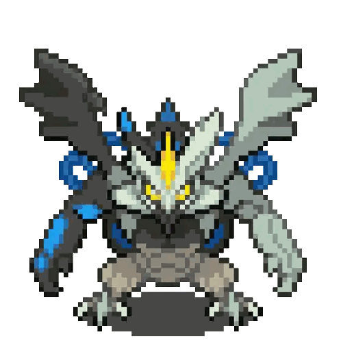 Pixel Art Pokémon With Wings Sticker