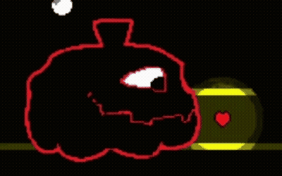 Pixel Art Pumpkin With Face And Heart GIF