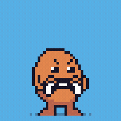 Pixel Art Red Object With Flames GIF