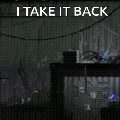Pixel Art Saying I Take It Back GIF