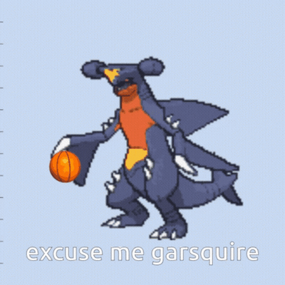 Pixel Art Shark And Basketball Excuse Me Garsquire GIF