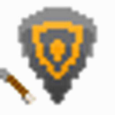 Pixel Art Shield And Sword GIF