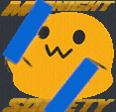 Pixel Art Smiley Face Midnight Safety GIF