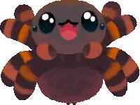 Pixel Art Smiling Spider Sticker