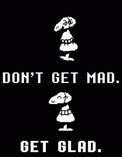 Pixel Art Snoopy Don't Get Mad Get Glad GIF