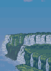 Pixel Art Sparkling Falls GIF