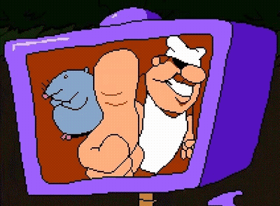 Pixel Art Squirrel And Rat GIF