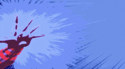 Pixel Art Superhero In Red Suit GIF