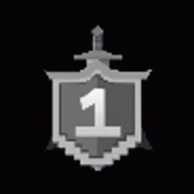 Pixel Art Trophy With Number 9 GIF