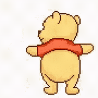 Pixel Art Winnie The Pooh Dancing GIF