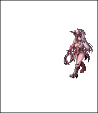 Pixel Art Woman Holding Sword Sticker