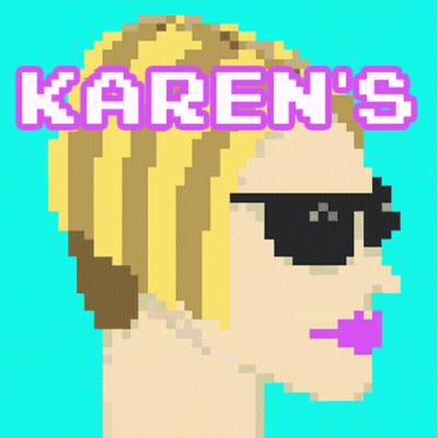 Pixel Art Woman Karen's GIF
