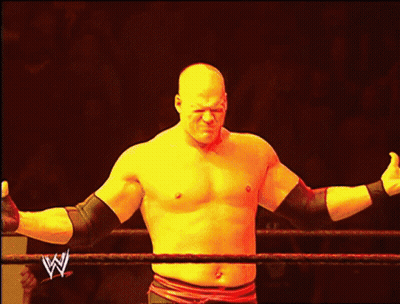 Pixel Art Wrestler With Arms Up GIF