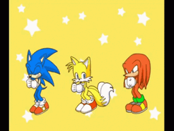 Pixel Heroes Knuckles Dancing GIF