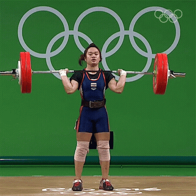 Pixel Man Lifting Barbell Do You Even Lift Bro GIF