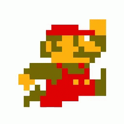 Pixel Mario Different Color GIF