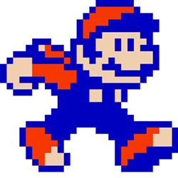Pixel Mario Old Design GIF