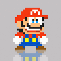 Pixel Mario You Got This GIF