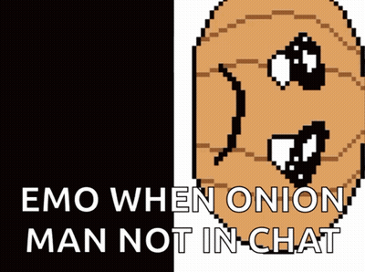 Pixel Onion Emo When Not In Chat GIF