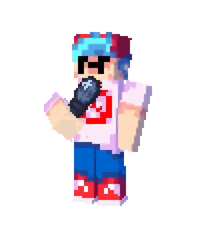 Pixel Person With Microphone And Sunglasses Sticker