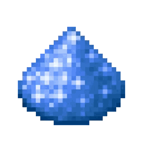 Pixel Purple Powder Sticker