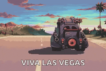 Pixel Road Trip Giff Road Trip Meme GIF