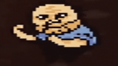 Pixel Skeleton In Blue Shirt GIF