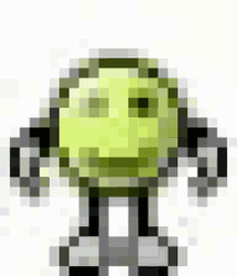 Pixelated And Blurred Dancing Smiley Emoji
