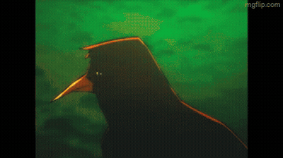 Pixelated Bird With Ingflip.com GIF