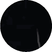 Pixelated Black Circle Sticker