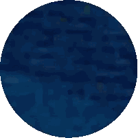 Pixelated Blue Circle Sticker