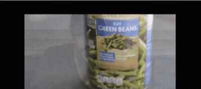 Pixelated Can Of Cvt Green Beans GIF