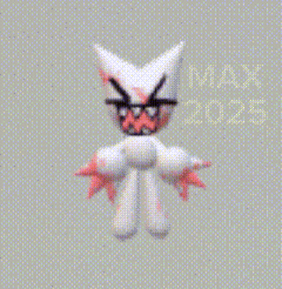 Pixelated Cartoon Character Max 2025 GIF
