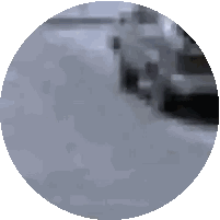 Pixelated Circle With Dots Sticker
