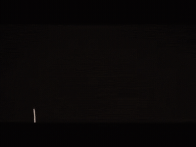 Pixelated Footprints On Sandy Beach GIF
