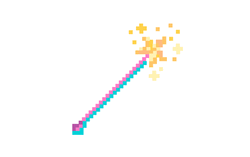 Pixelated Magic Wand GIF