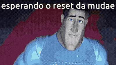 Pixelated Man Esperando O Reset Da Mudae GIF