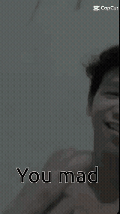 Pixelated Man Saying You Mad GIF