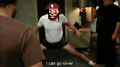 Pixelated Man Says I Can Go Lower With Two Men GIF