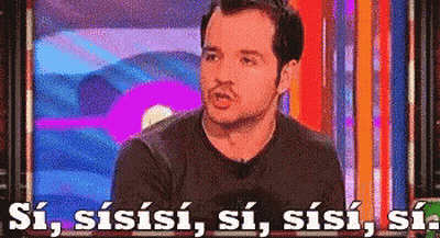 Pixelated Man Talking Si Sisi Si Sisi Si GIF