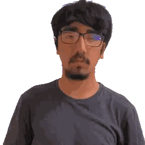 Pixelated Man With Glasses And Beard Sticker