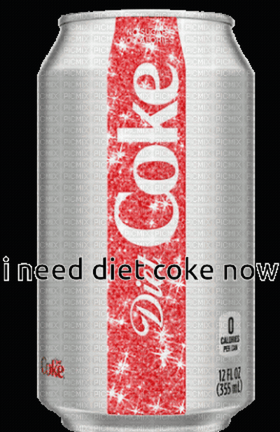 Pixelated Man With Glasses Saying I Need A Diet Coke GIF