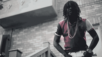 Pixelated Man With Watch And Necklace GIF